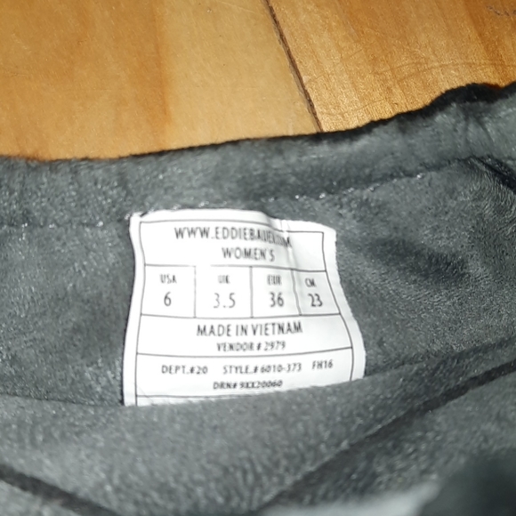 Black leather flat - Picture 2 of 2